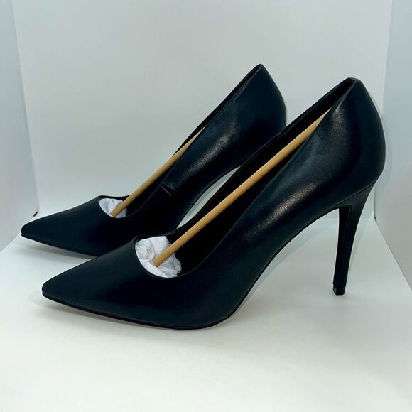 Sexy Size 12 Black Classic High Heeled Pumps By JustFab. - Picture 8 of 11